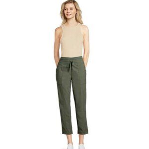 Avia Activewear Women's Woven Commuter Pants - Midnight Green, 3x - NEW